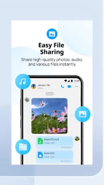 imo-International Calls & Chat advertising creative