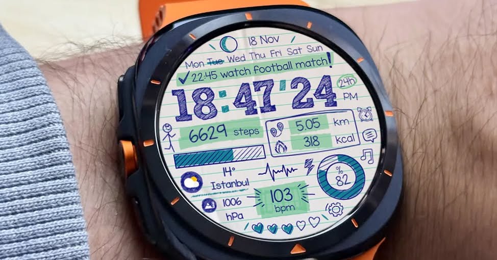 Paper of Time - Watch Face advertising creative