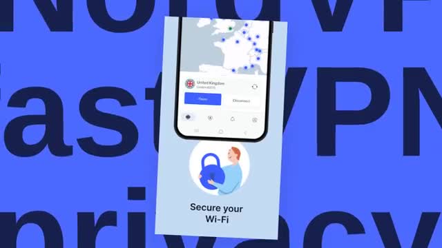 NordVPN – fast VPN for privacy advertising creative