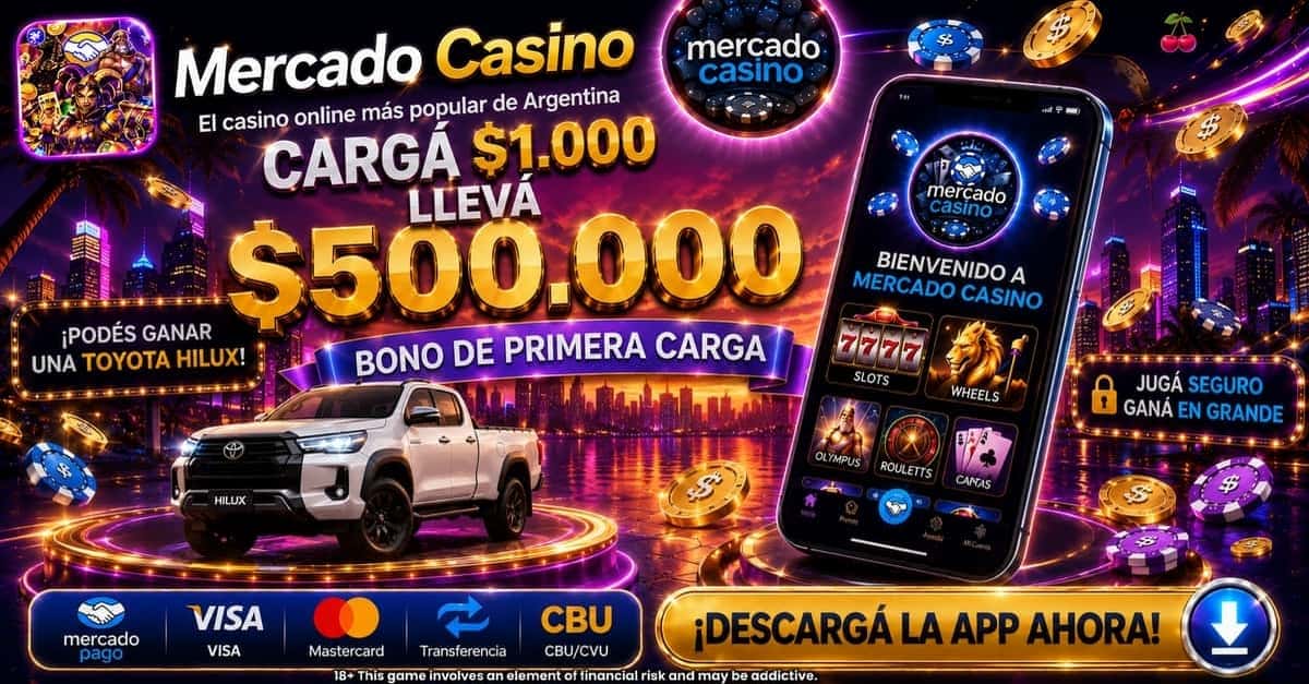 Mercado Casino ad creative