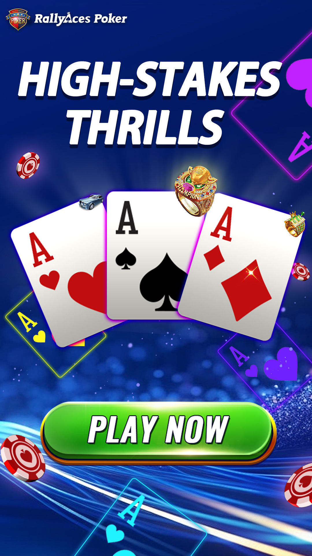 RallyAces Poker - Texas Holdem advertising creative
