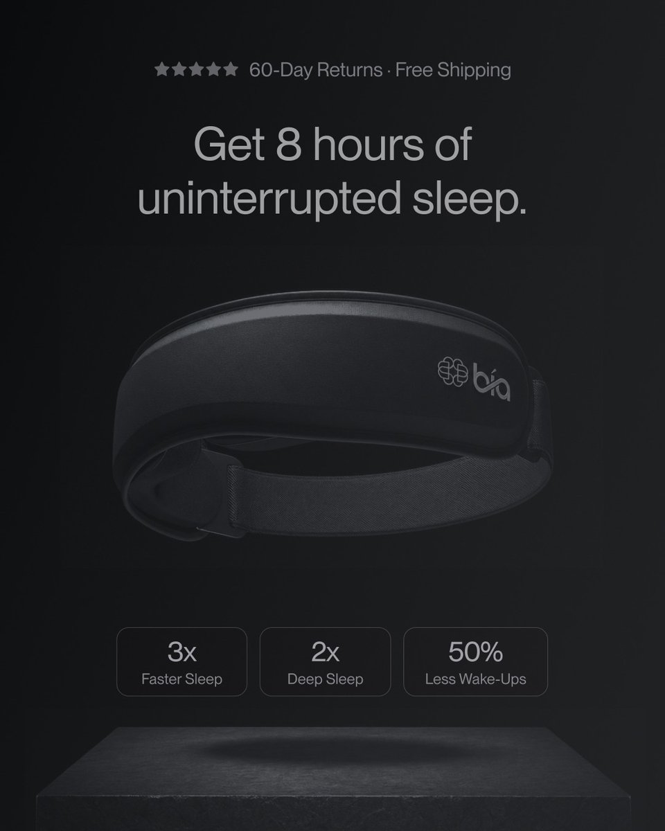 Bía Sleep Mask | Bía — Unlock the power of a restful sleep ad creative