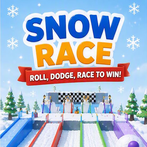 Snow Race advertising creative