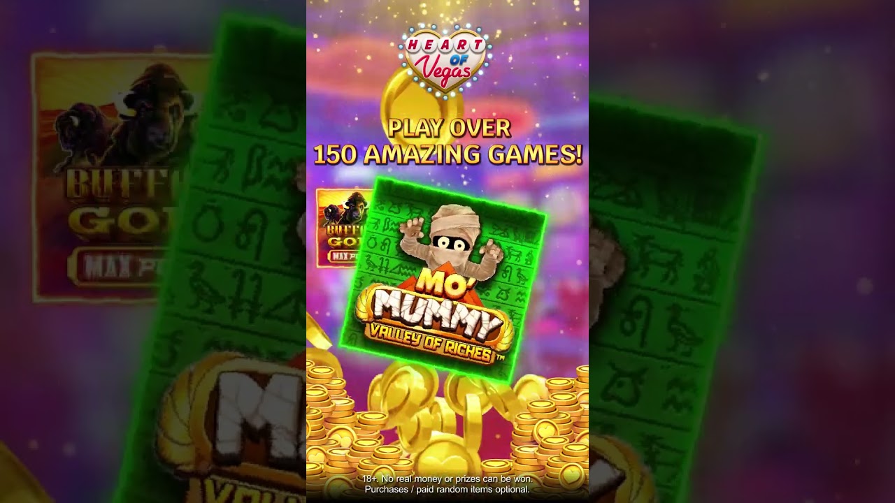 Slots: Heart of Vegas Casino 广告素材