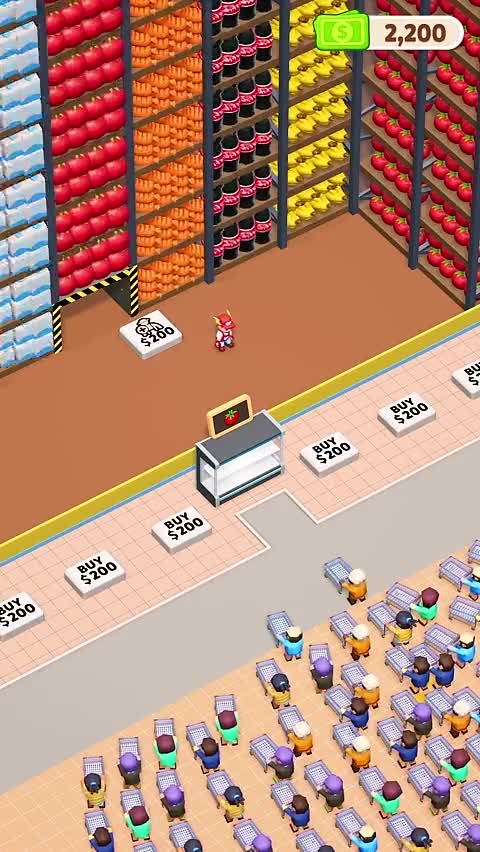 Supermarket Tycoon Empire advertising creative