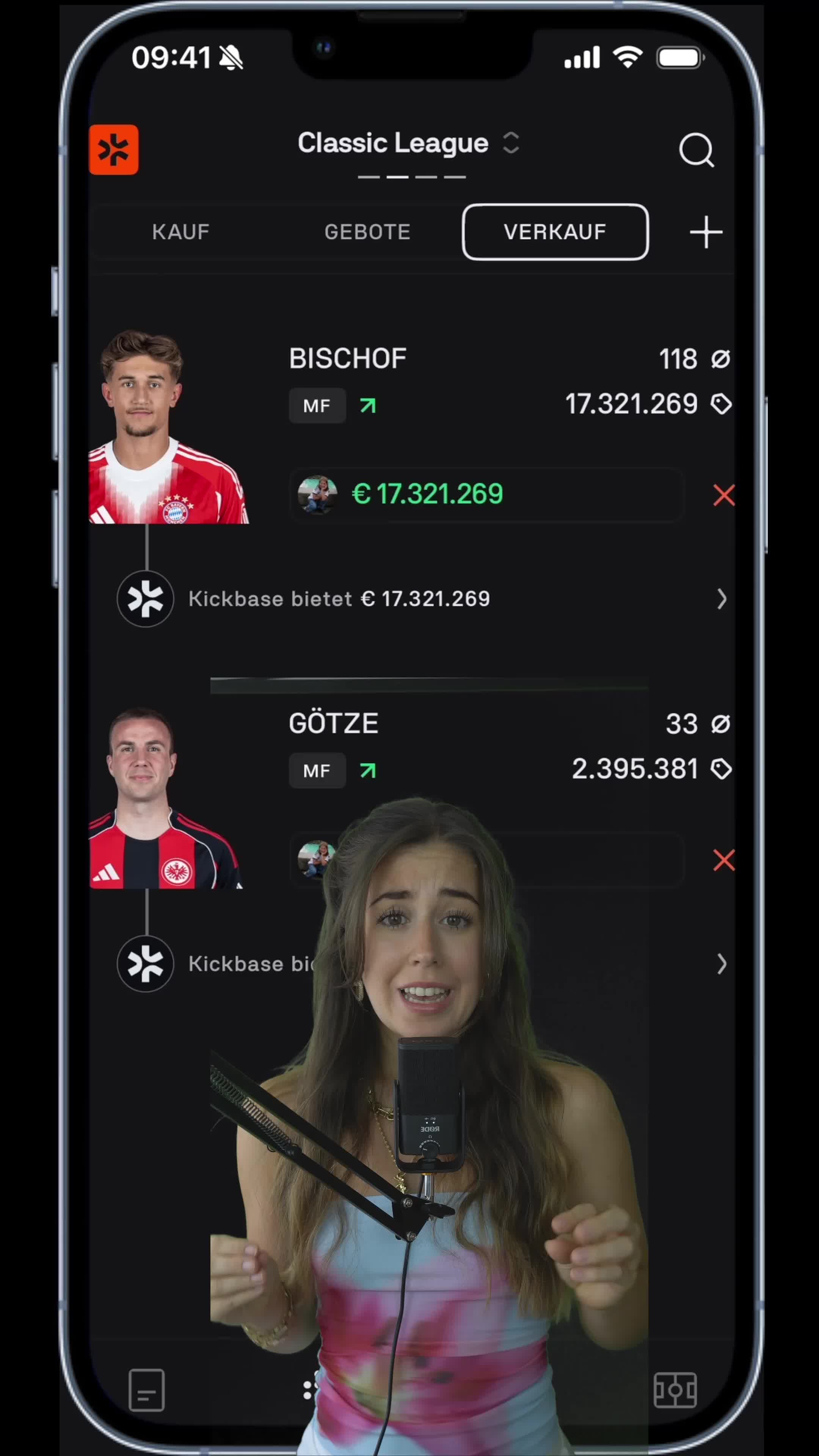 Kickbase - Bundesliga Fantasy 广告素材