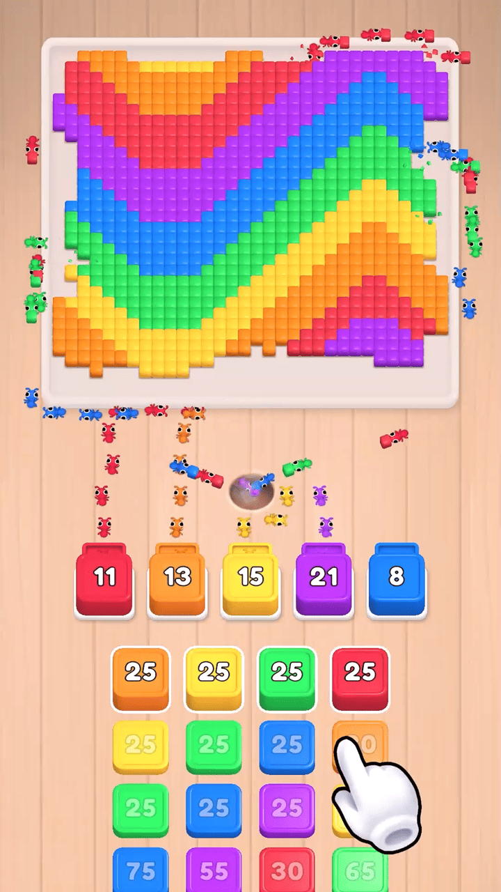 Food Hunt: Pixel Puzzle 广告素材