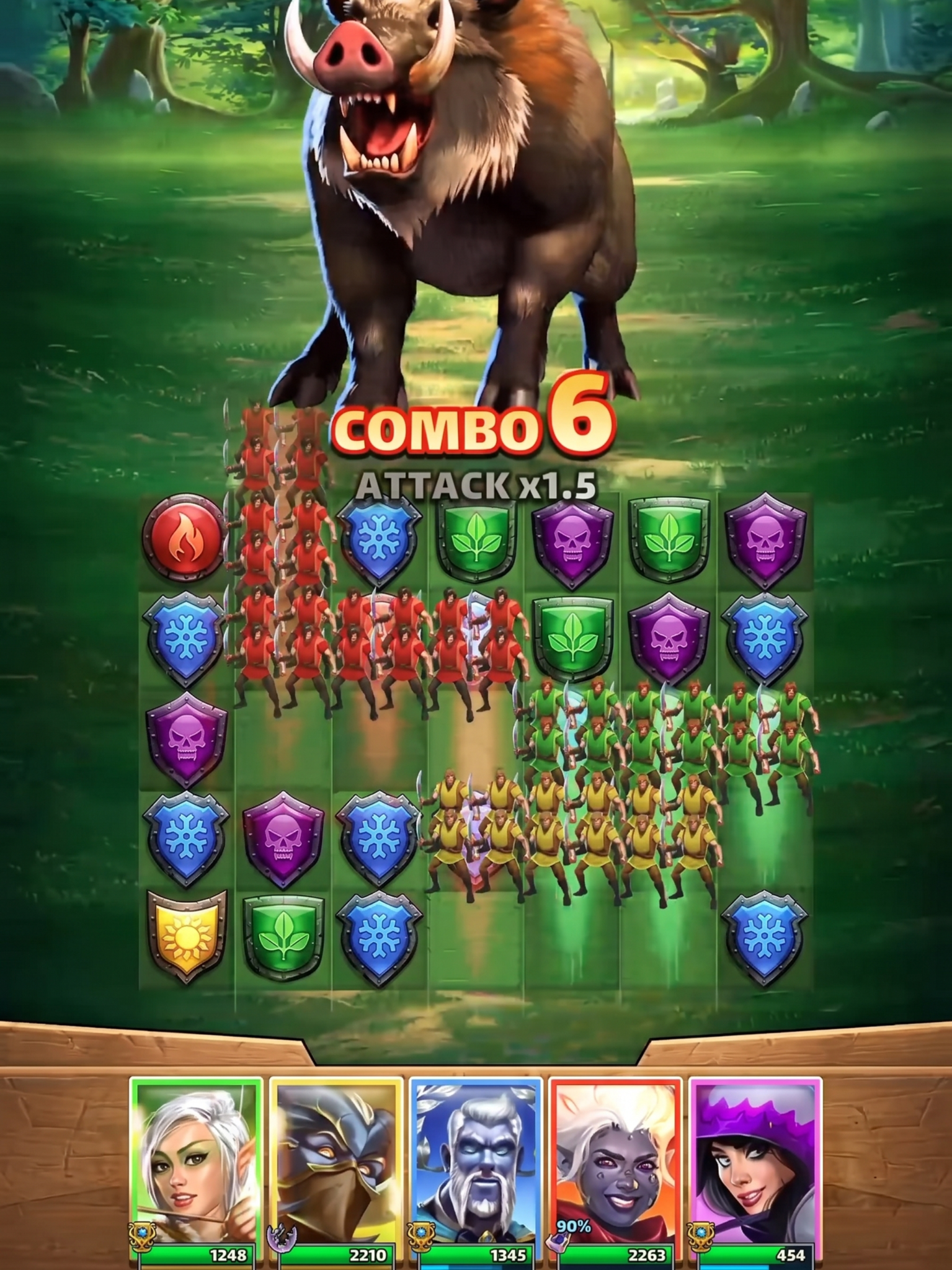 Empires & Puzzles: Match-3 RPG ad creative 1