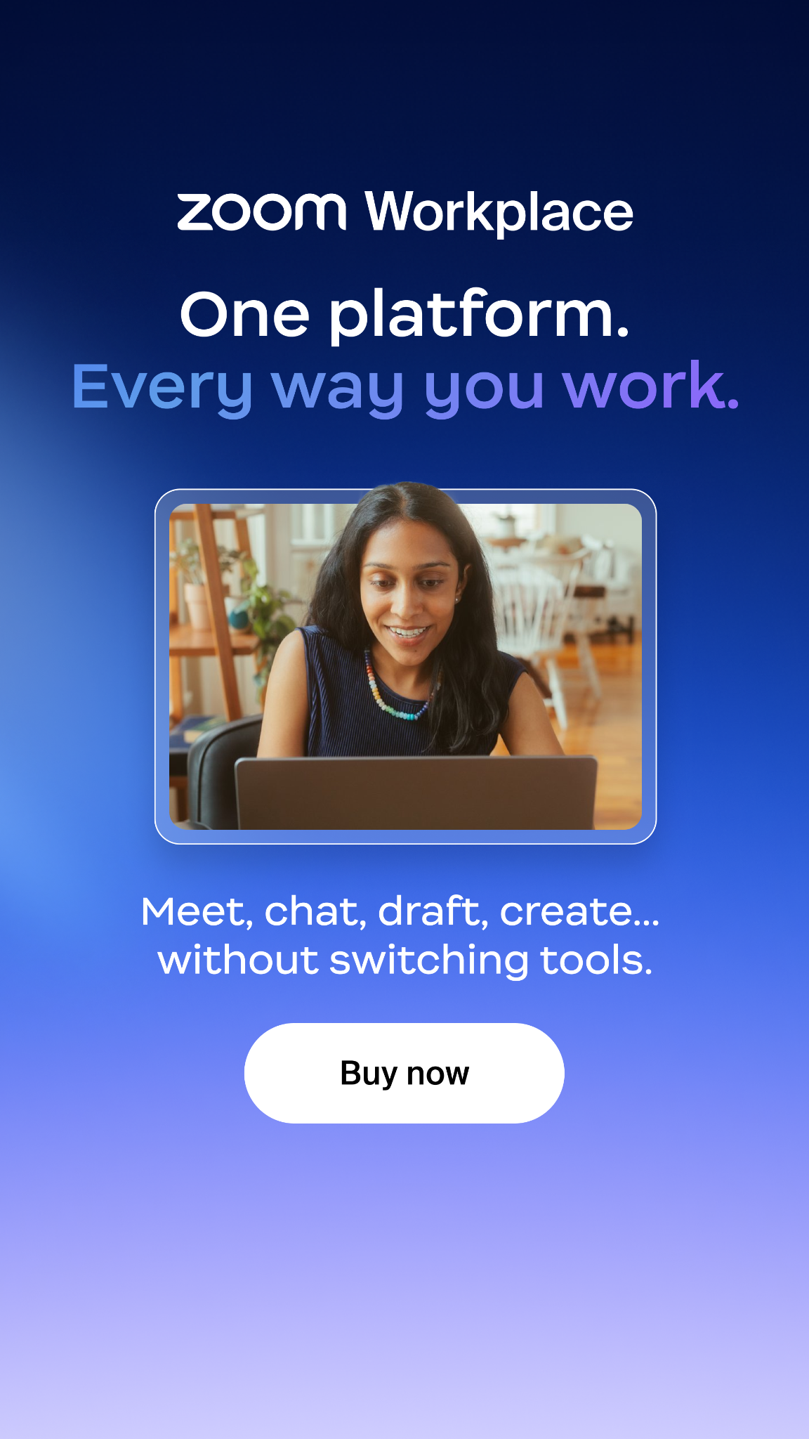 Zoom Workplace advertising creative