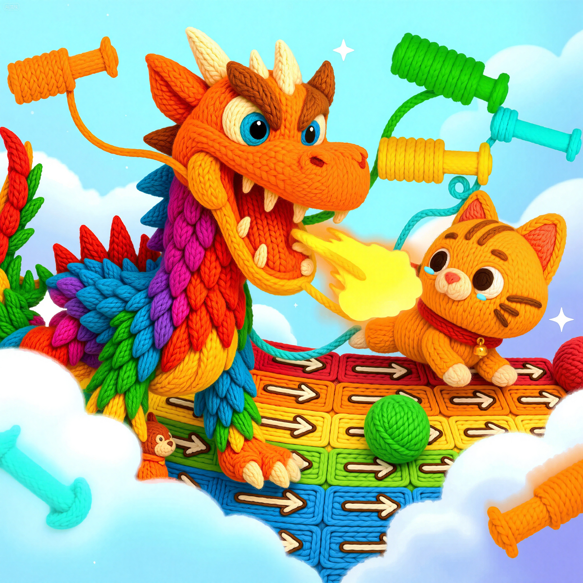 Wool Crush™ - Yarn Car Jam advertising creative