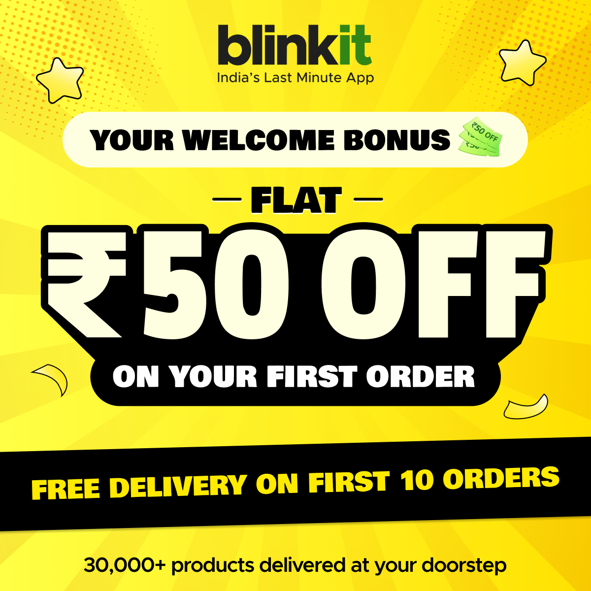 Blinkit: Groceries & more advertising creative