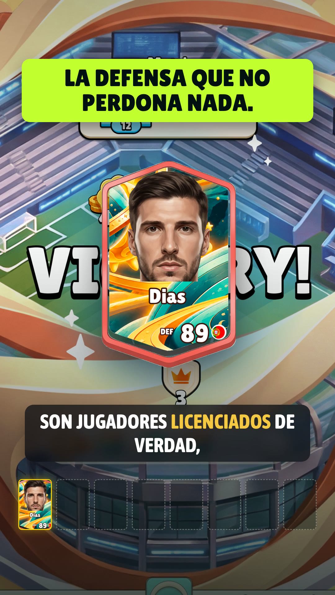 Matchday: Soccer Card Game ad creative
