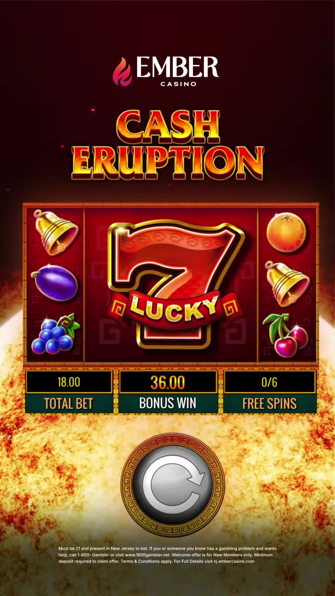 Ember Casino NJ ad creative