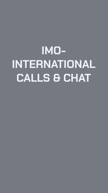 imo-International Calls & Chat advertising creative