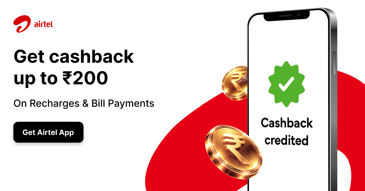 Airtel: Recharge, Bank & Loans advertising creative