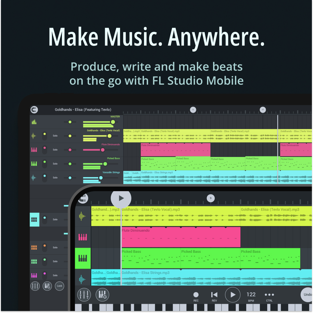 FL Studio Mobile 广告素材