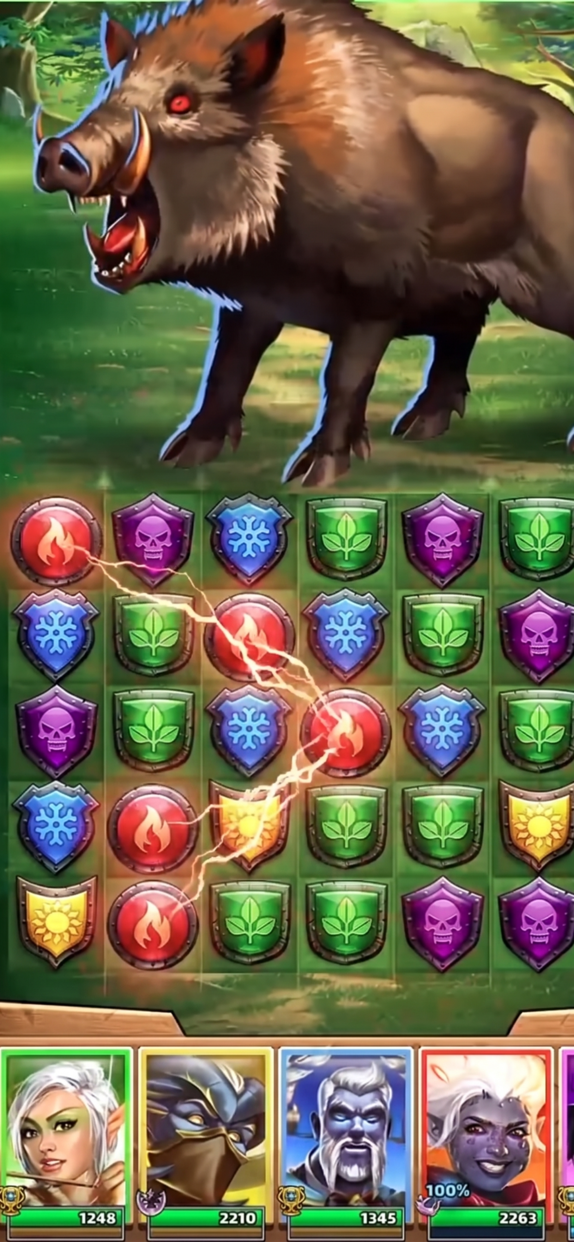 Empires & Puzzles: Match-3 RPG ad creative 1