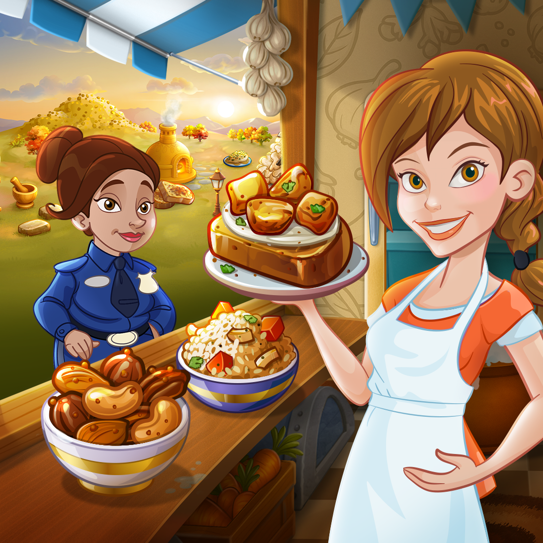 Kitchen Scramble: Cooking Game 广告创意