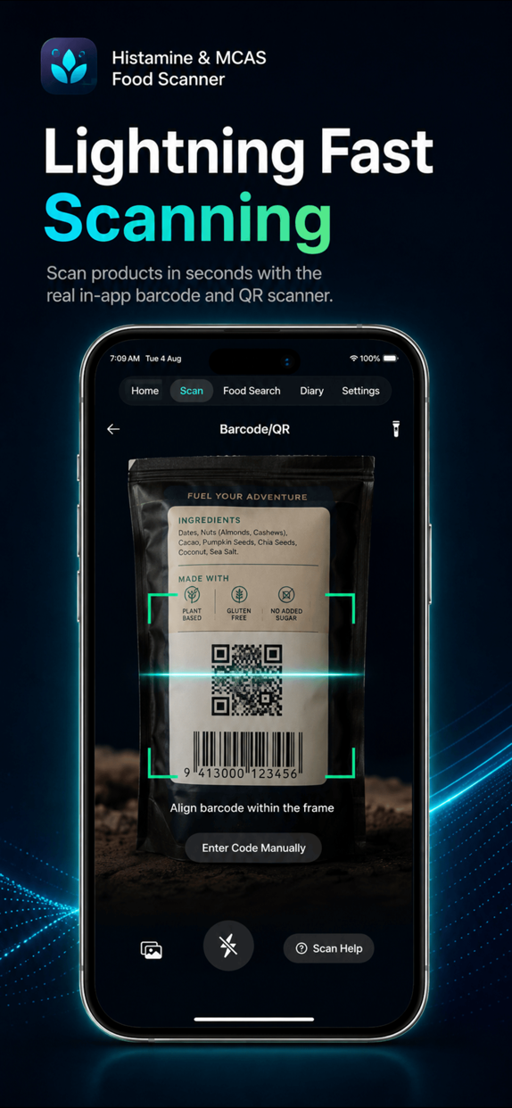 Histamine Tracker: MCAS Scan 广告创意 1