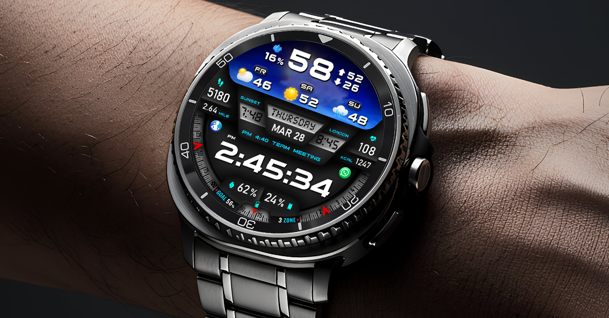 PER27 Digital Watch Face advertising creative