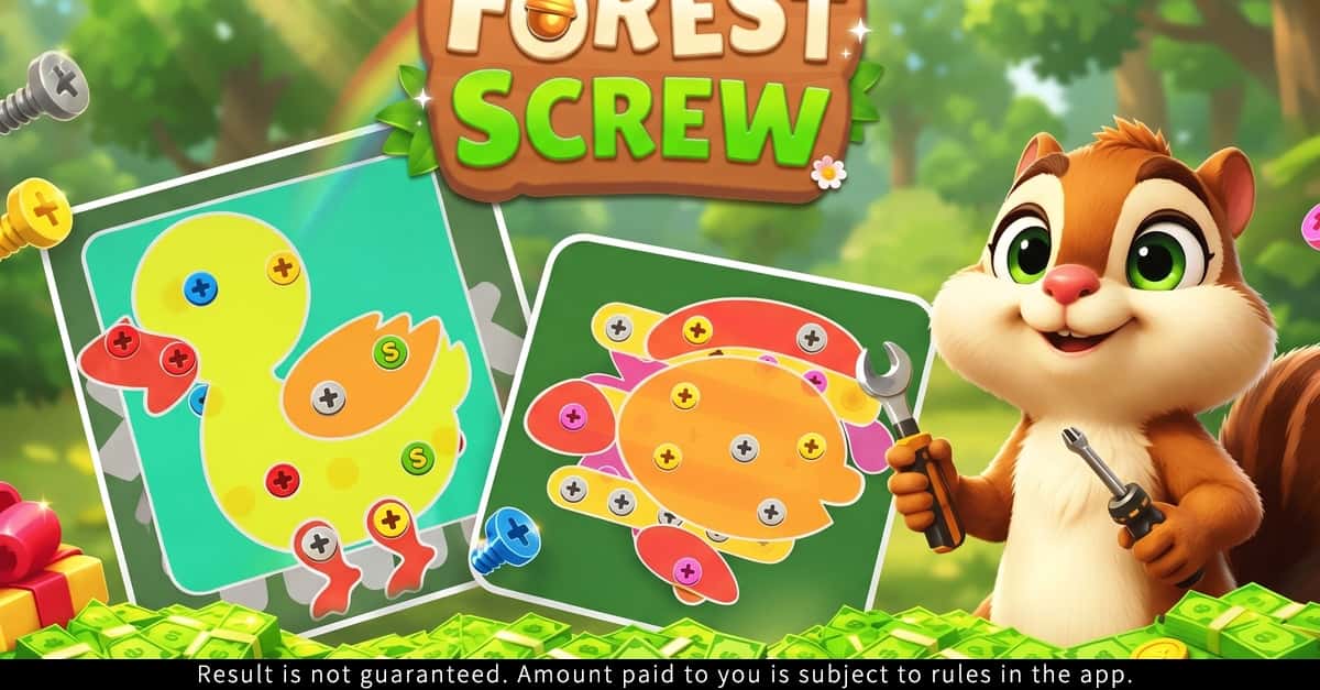 Forest Screw: Match Cash ad creative