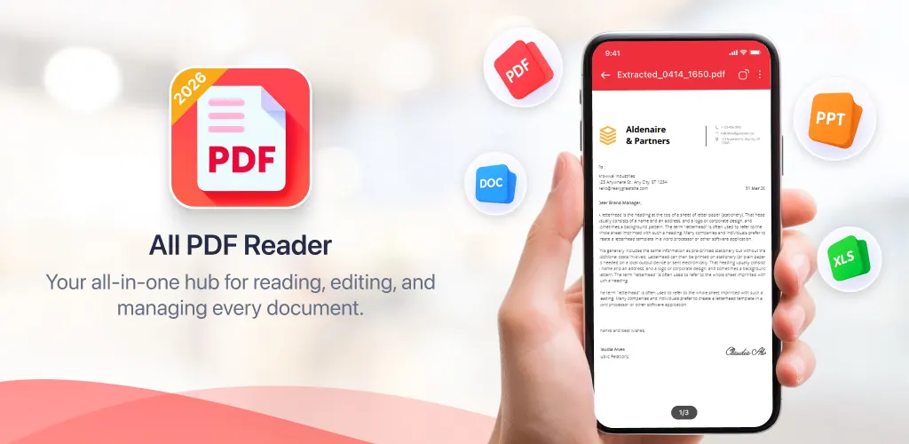 PDF Reader & Document Viewer advertising creative