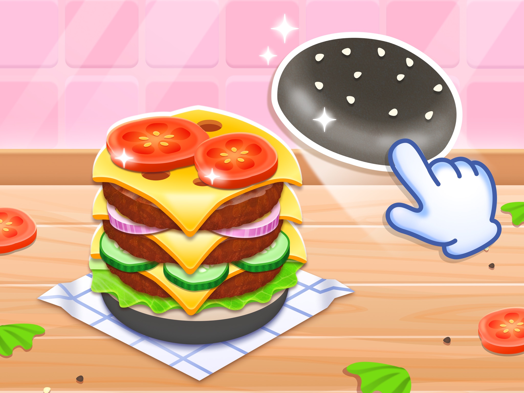 Cooking Burger - Kids Games 广告创意 1