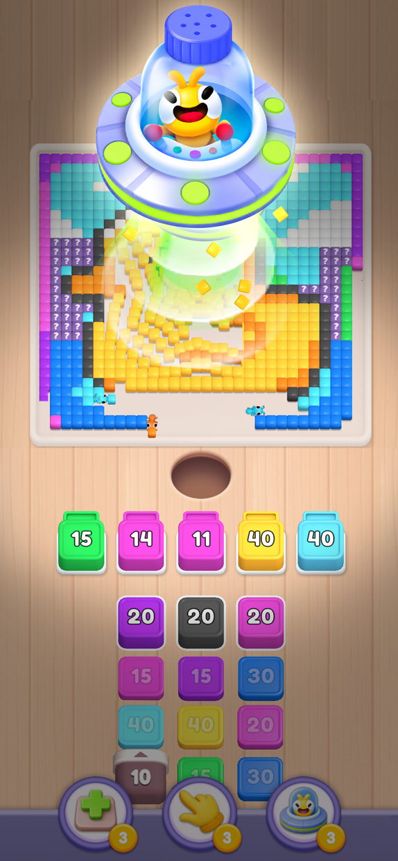 Food Hunt: Pixel Puzzle 广告素材 1