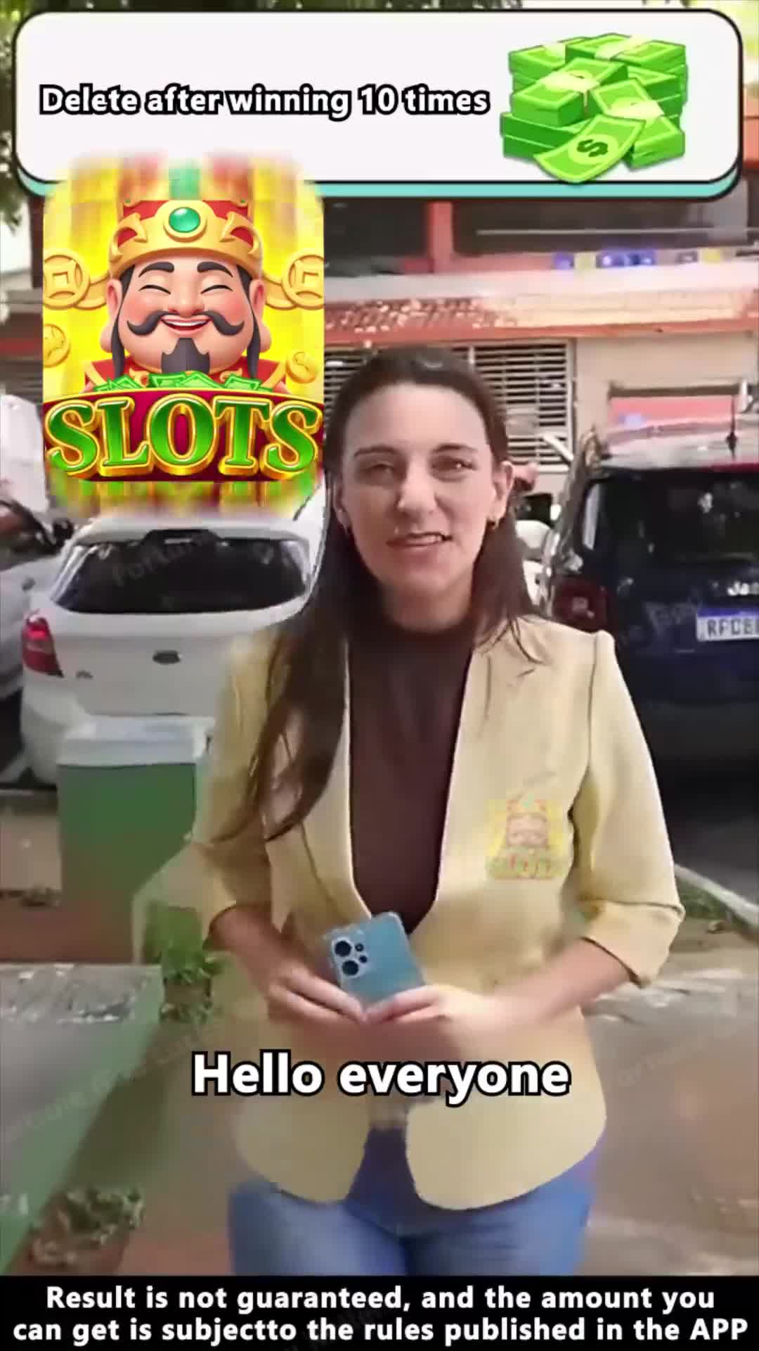 Fortune God Lucky Roller ad creative