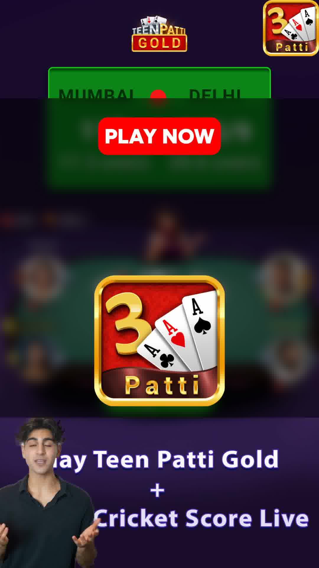 Teen Patti Gold:3 Patti Rummy advertising creative