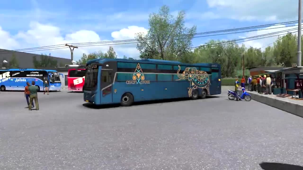 Real Bus Simulator : Bus Games 广告素材