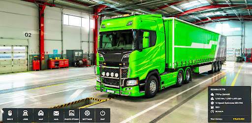 Cargo Truck Simulator Game 3d advertising creative