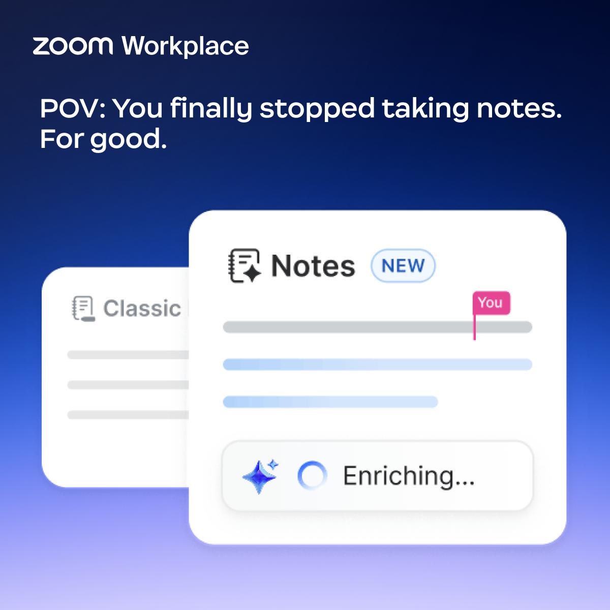 Zoom Workplace advertising creative