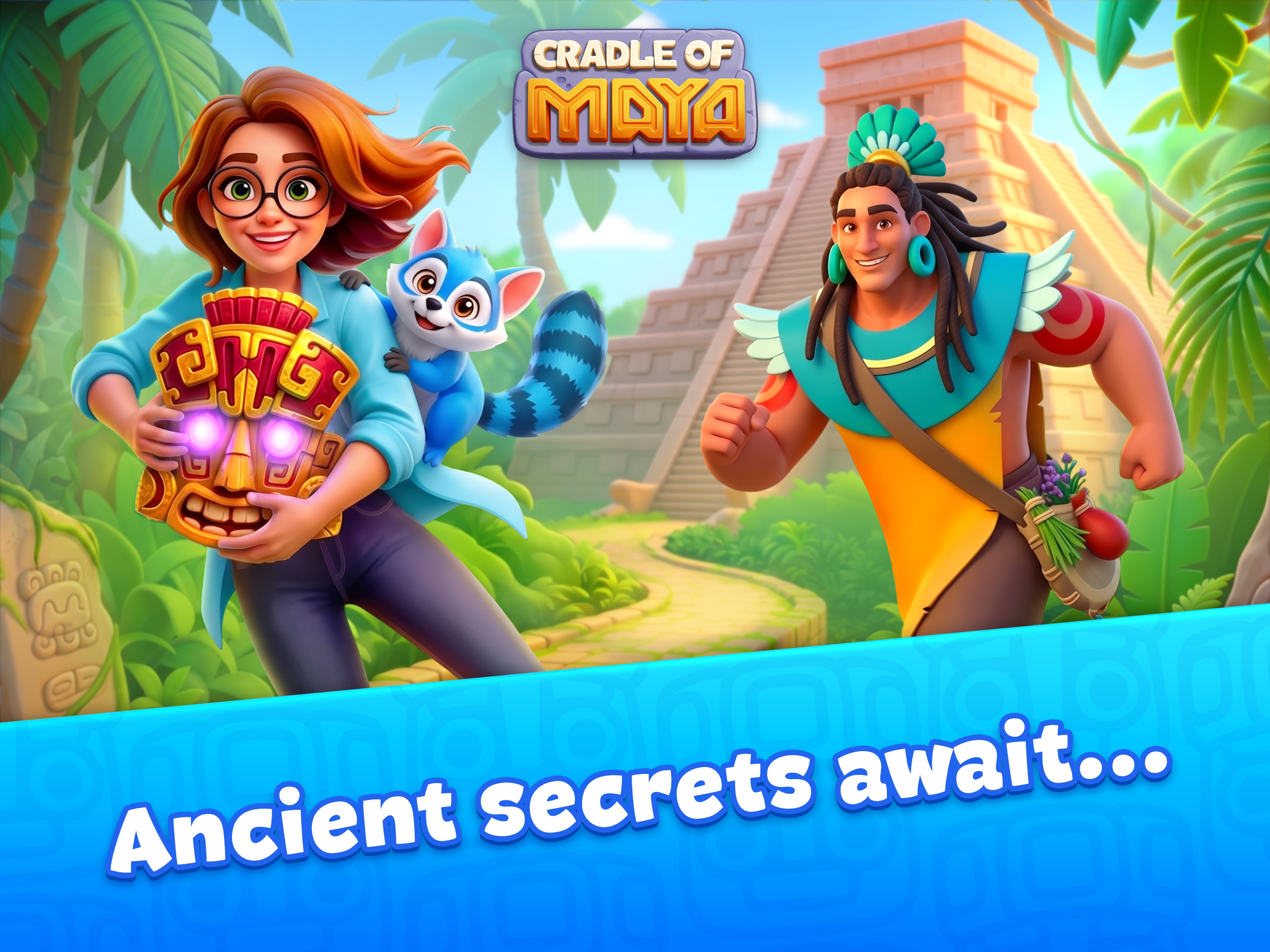 Cradle of Maya: Match 3 Game ad creative 1