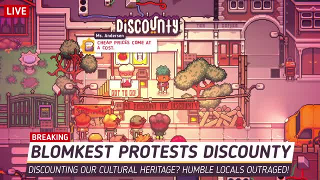 Discounty: Supermarket Manager advertising creative