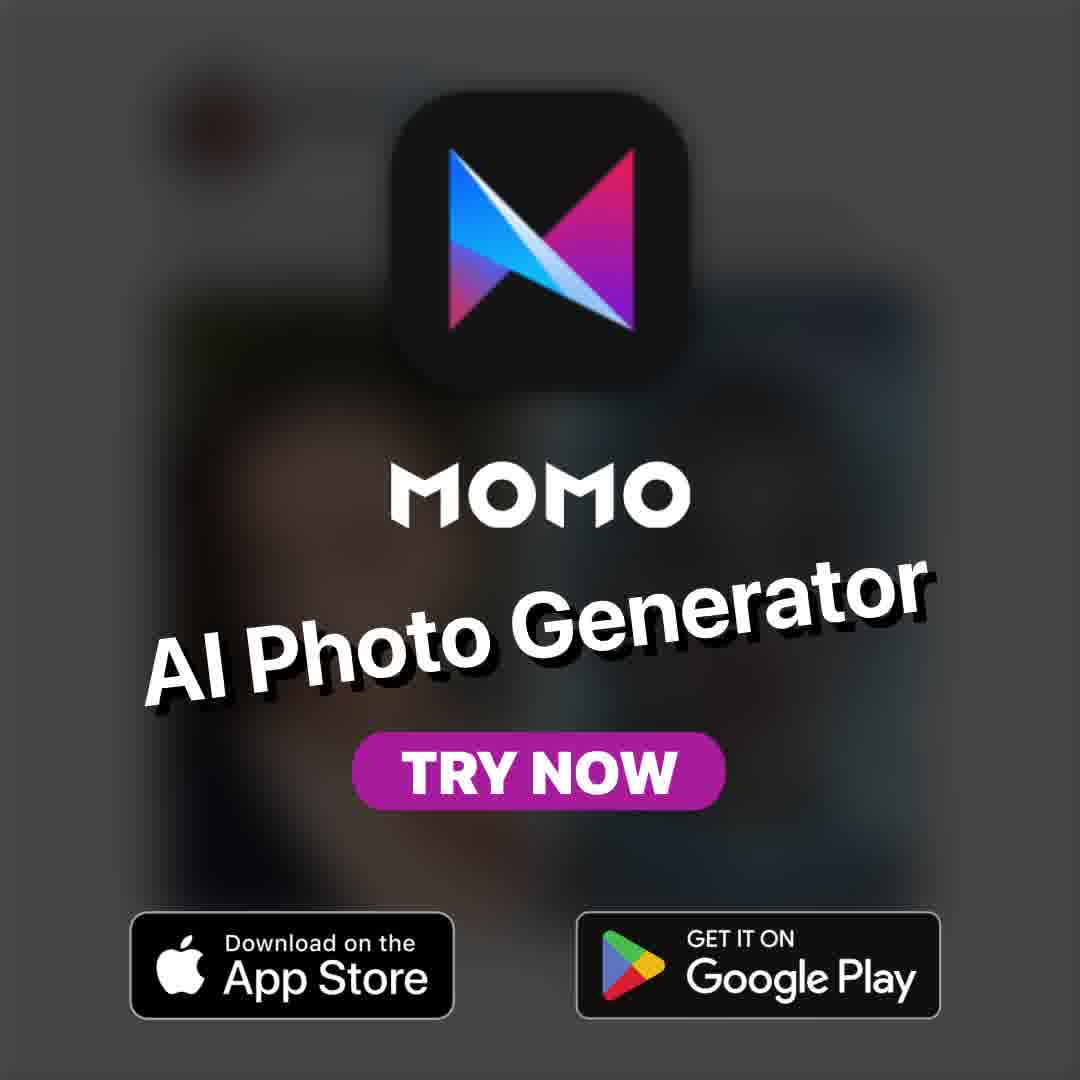 Momo - AI Photo Generator advertising creative