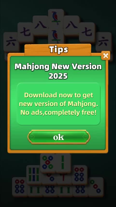 Tea Garden Mahjong Alarm 广告素材