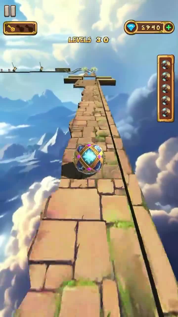 Temple Rolling Balls ad creative