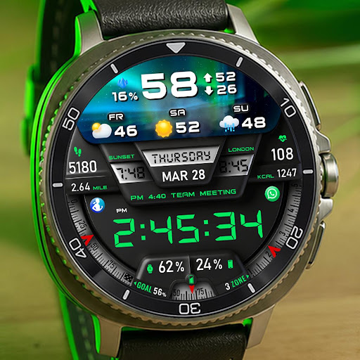 PER27 Digital Watch Face advertising creative