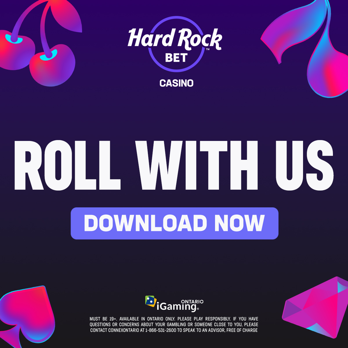 Hard Rock Bet Casino 广告创意 1