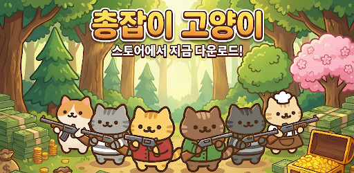 Idle Cat Gunner: Shooter RPG advertising creative