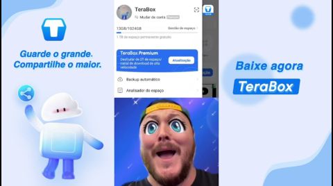 TeraBox: 1TB Cloud & AI Space advertising creative