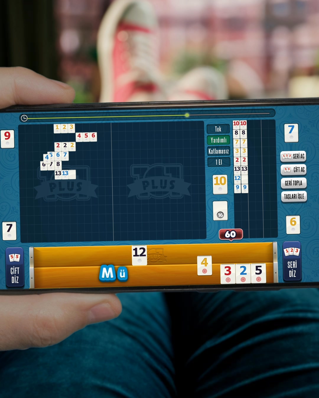 101 Okey Plus Rummy Board Game advertising creative