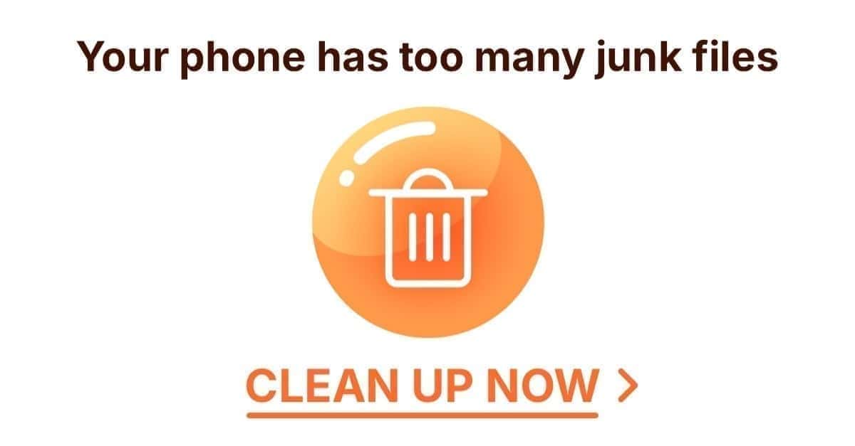 Phone Cleaner ad creative