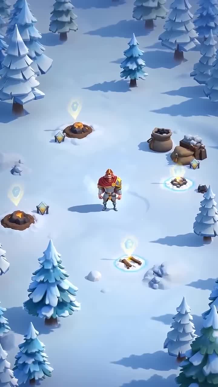 Frost Kingdom: Merge SLG advertising creative