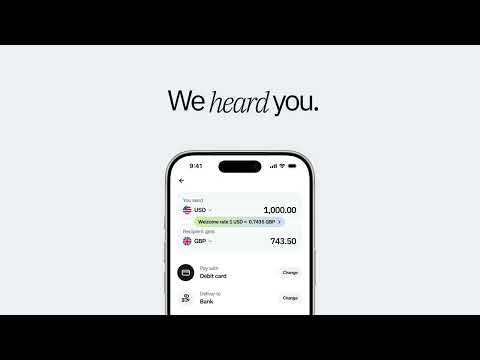 Xe Money Transfer & Currency ad creative
