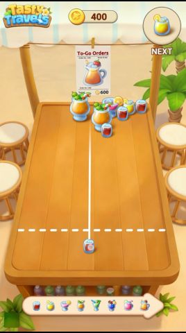 Tasty Travels: Merge Game advertising creative