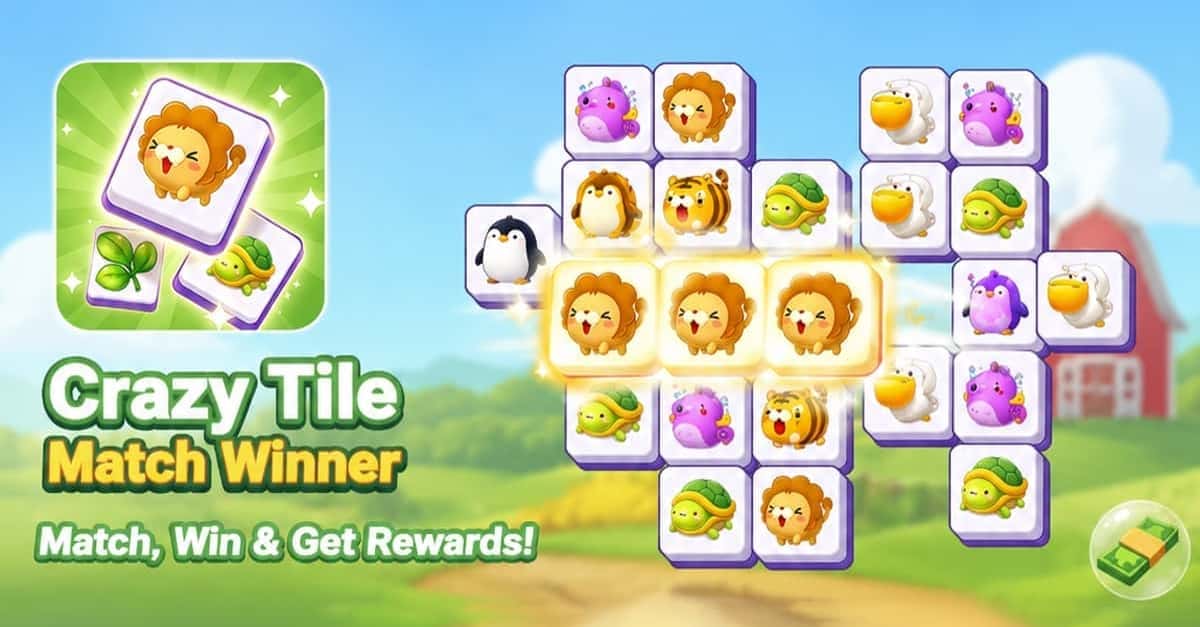 Crazy Tile Match Winner ad creative