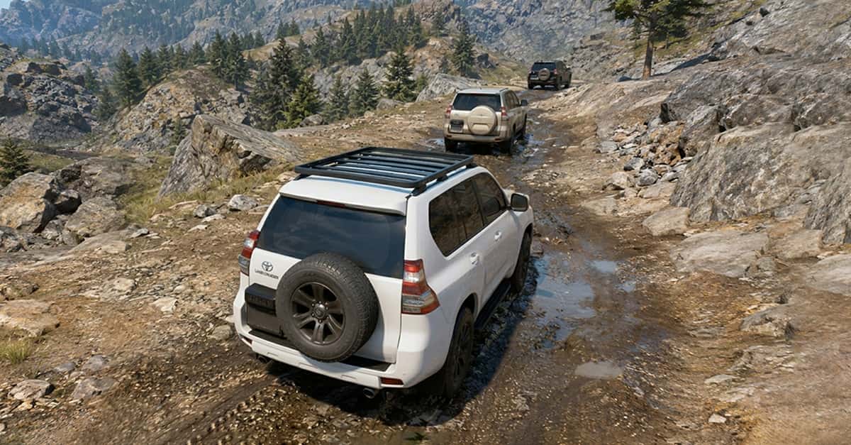 Offroad Prado Jeep Driving 4x4 ad creative