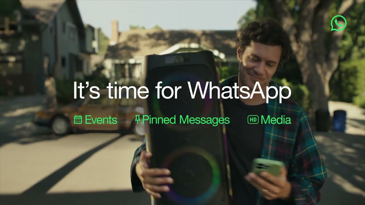 WhatsApp Messenger 广告素材